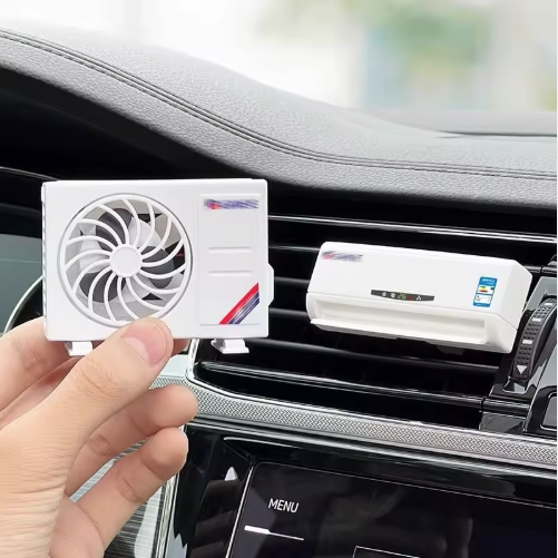 Mini Climatiseur de Voiture – Ventilateur pour Grille d'Aération