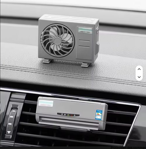Mini Climatiseur de Voiture – Ventilateur pour Grille d'Aération