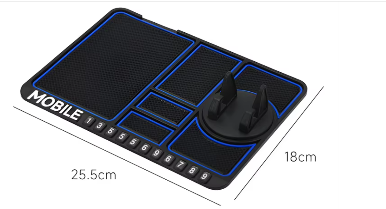 Tapis Antidérapant Multifonction pour tableau de bord de Voiture