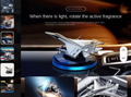 ✈️🚗 Diffuseur solaire avion de chasse