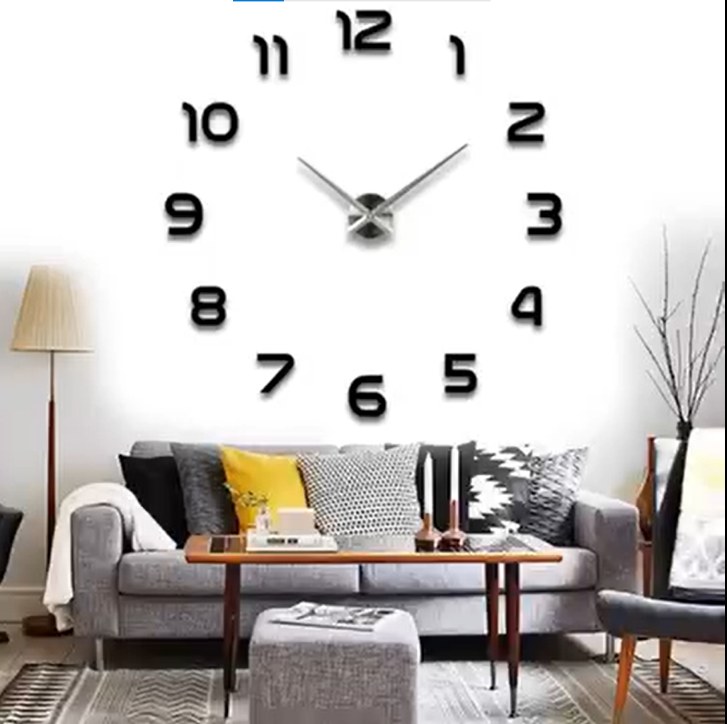 Horloge murale moderne 3D