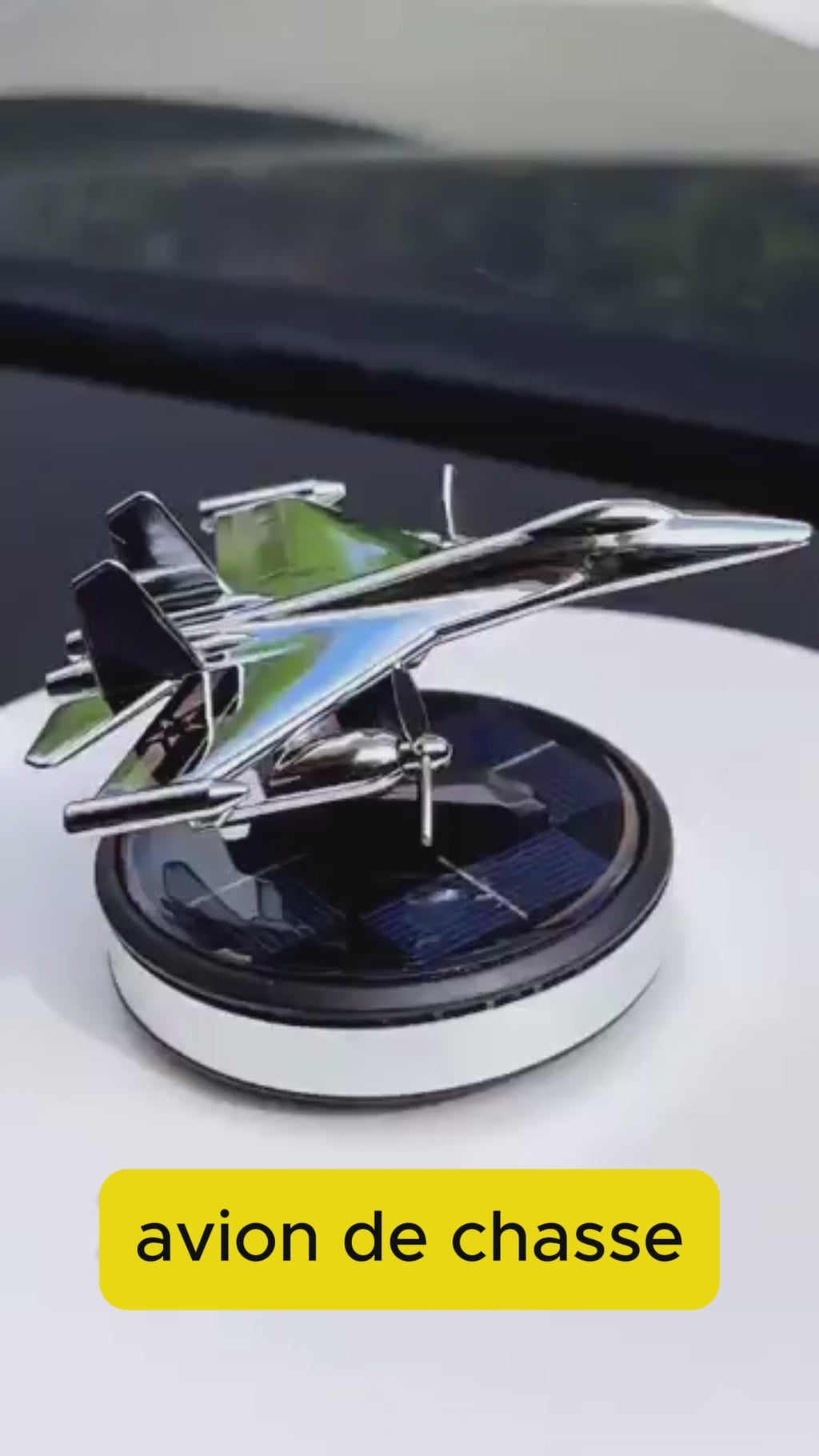 ✈️🚗 Diffuseur solaire avion de chasse